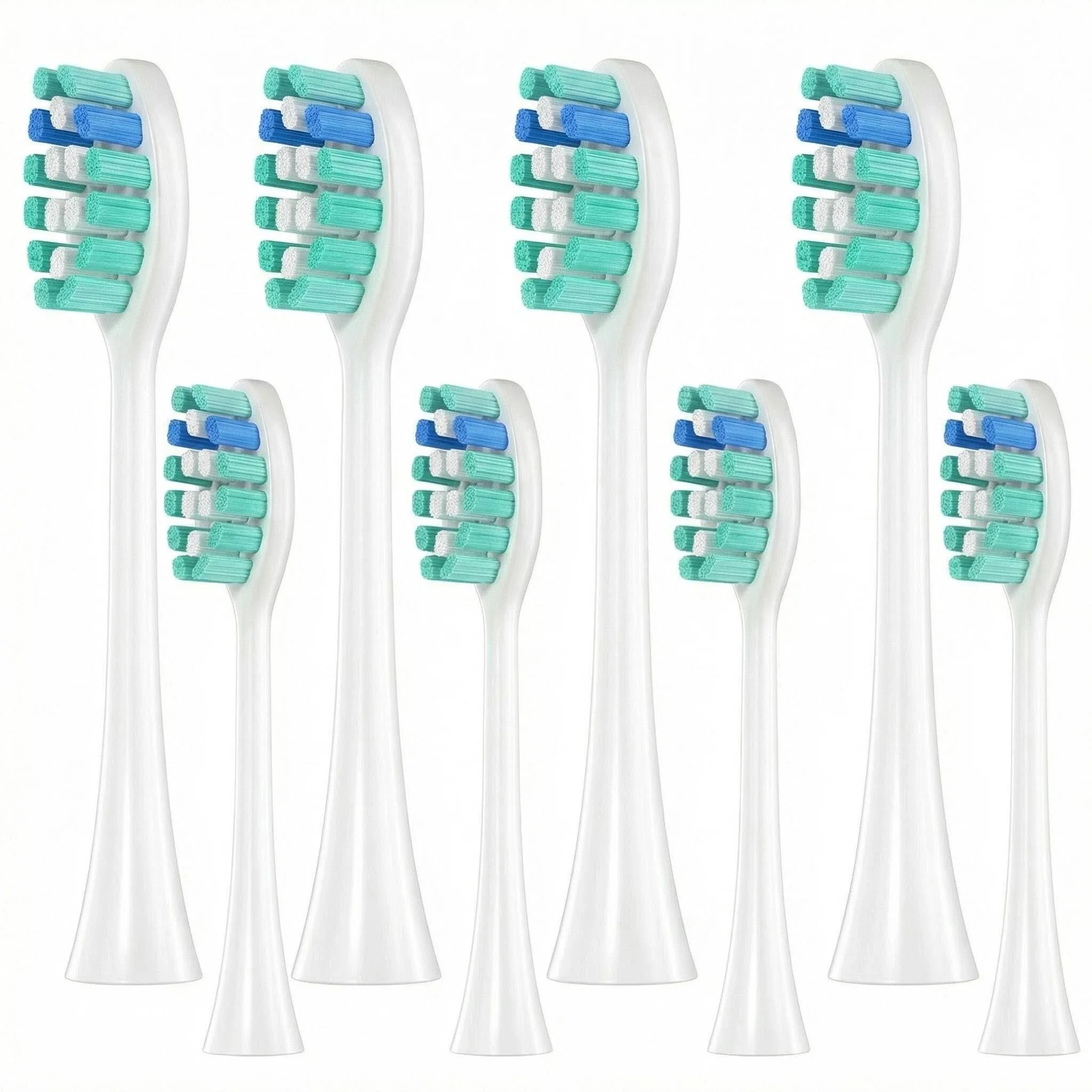 Vervangende tandenborstelkoppen compatibel met Philips Sonicare elektrische borstelkop HX6511/9352/6730/3216/3226/3210/9362/6322 enz.