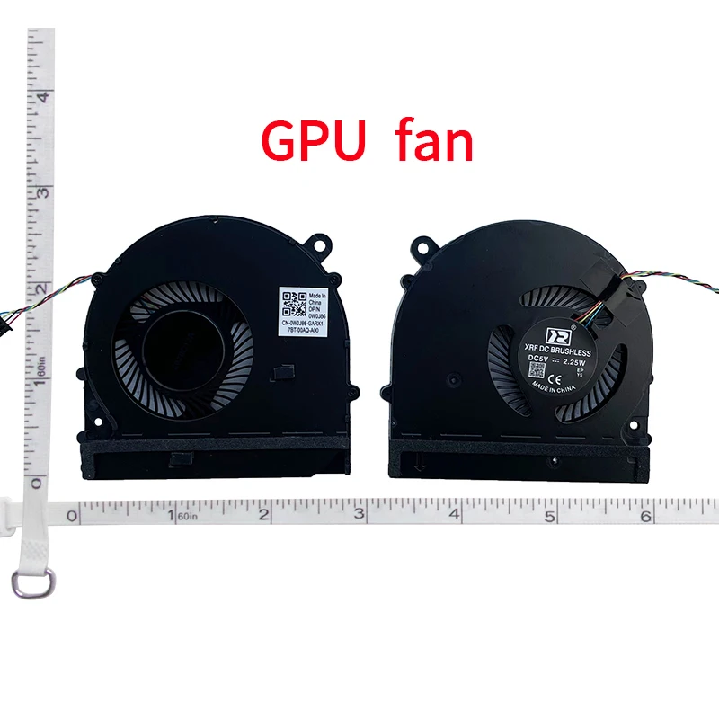 Cpu Cooling Fan for Xiaomi NoteBook 15.6 Pro 171501-AQ 171501-AF 171501-FE Mx250 TM1701 181501 Laptop CPU GPU 5V 0.5A