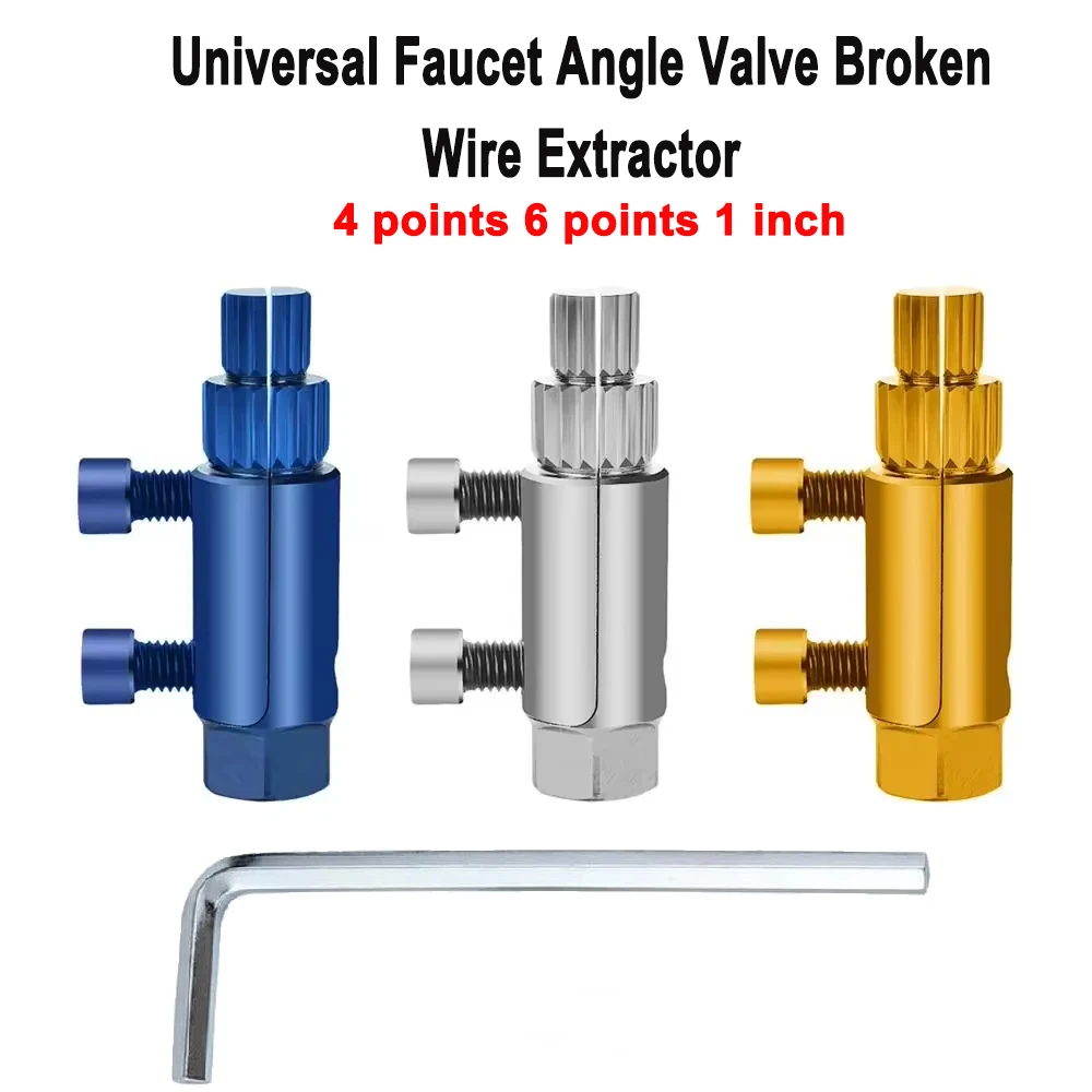 1 Set Broken Pipe Thread Extractor for Bolt Removal And Broken Pipe Repair for Stripped Screws Wire Breaking Remover Tool