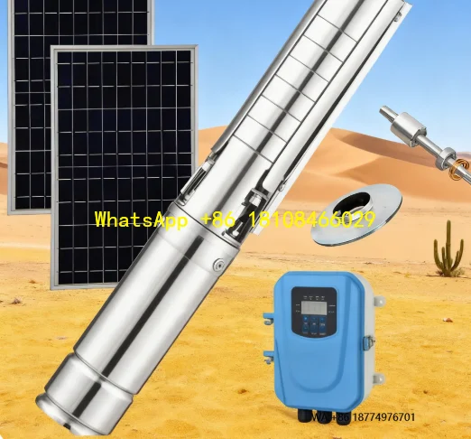 

1800W 180V Solar Water Pump for River Water Diversion & Farm Irrigation Flow Rate 7m3/h Well Depth /Head:200m