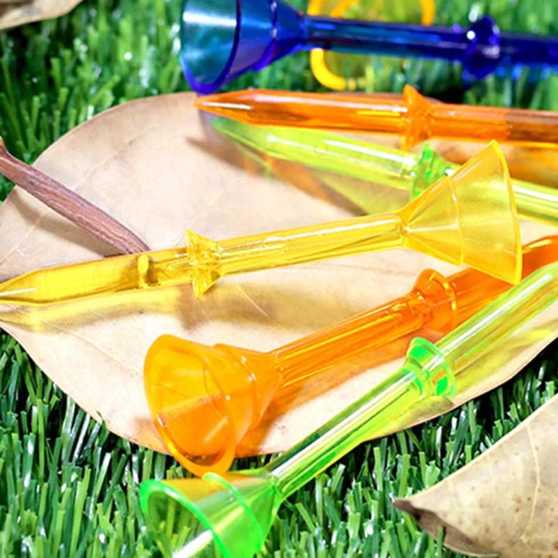 Big Cup Plastic Golf Tees PC Material Is Super Durable 3-1/4" Golf Tees Stability Tees Reduced Friction Side Spin