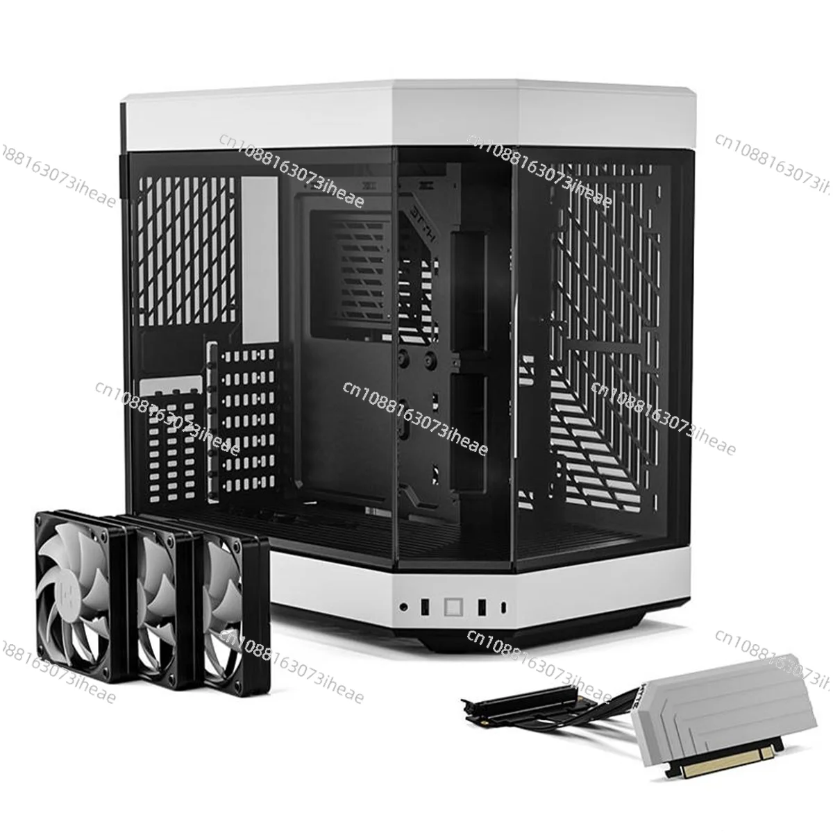 Y60 Medium Tower Chassis, Supporting 280/360 Water Cooling, Panoramic Glass Fish Tank, Sea View Room Computer Chassis