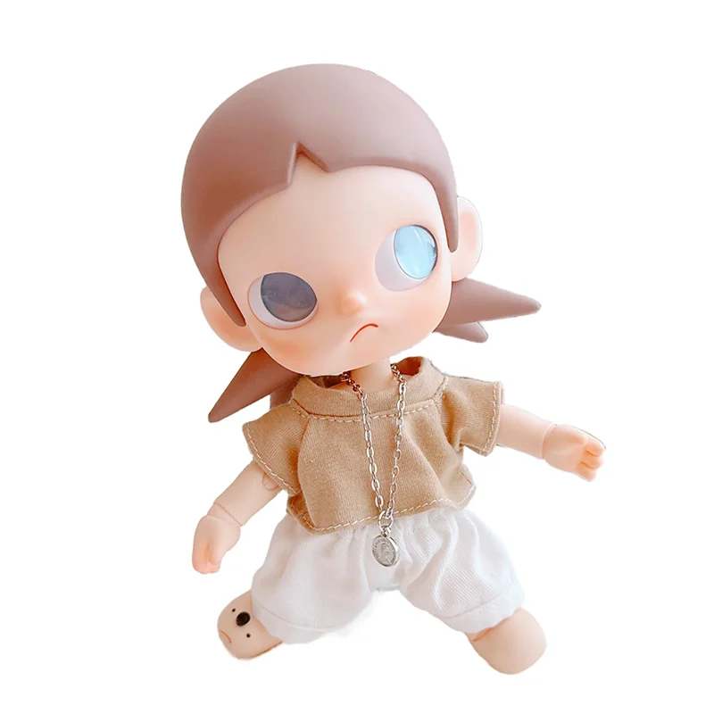 

Футболка с рисунком кофе, белые штаны, ожерелье, комплект 1/8 BDJ, кукла, одежда, аксессуары, игрушки для девочек, подарки для фанатов