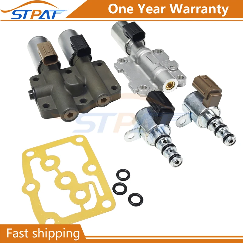 STPAT Transmission Solenoid Kit For Accord Odyssey Pilot TL CL MDX 28250-P6H-024 28250-P7W-003 28400-P6H-003 28500-P6H-003