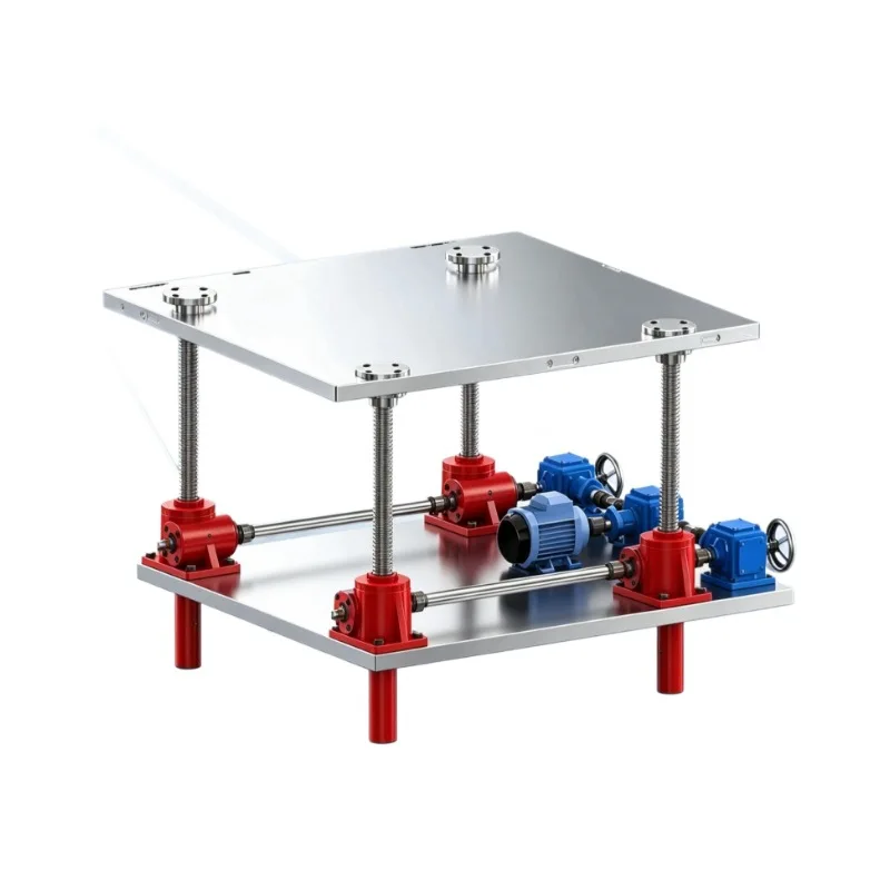 Four-axis synchronous screw lift