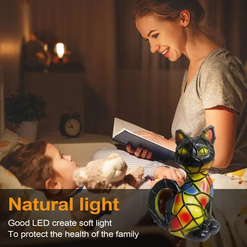 Bedroom Nightstand Lamps Animal-Themed Table Led Lamp Creative Resin Ambient Light For Shelf Bedroom Home Bed Living Room
