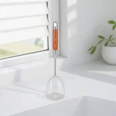 

Stainless Steel Potato Masher Multi-Function Vegetable Smasher Manual Kitchen Gadget For Mashed Potatoes Sweet Potatoes Pumpkin
