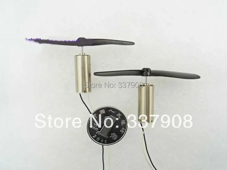 리모컨 항공기용 고자성 코어리스 모터, 프로펠러, 쿼드콥터 테일 모터, 4.2V, 55000RPM, 7*16mm, 로트당 2 쌍