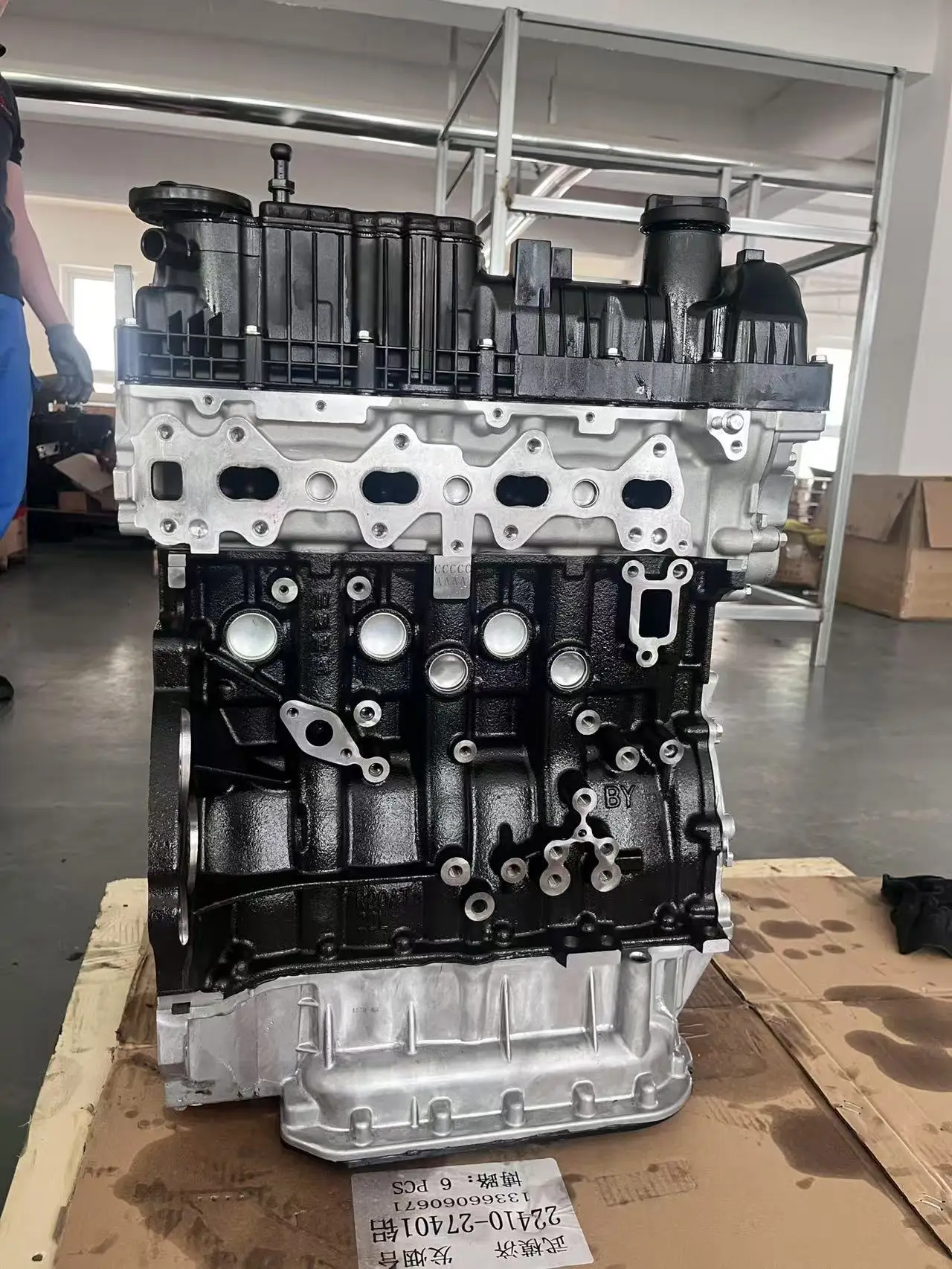16 Valves L4 New Long Block 2.2T Diesel Motor D4HB Engine For Hyundai Santa Fe Tucson Azera For Kia Sorento Sportage Carnival