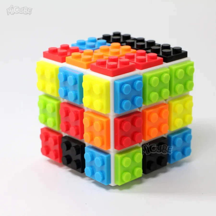 Fanxin Detachable Building Blocks Cube 3x3x3 Blocks Cube Educational Toys Gifts Diy Cubo Fanxin Building Blocks 3x3 Fidget Toys