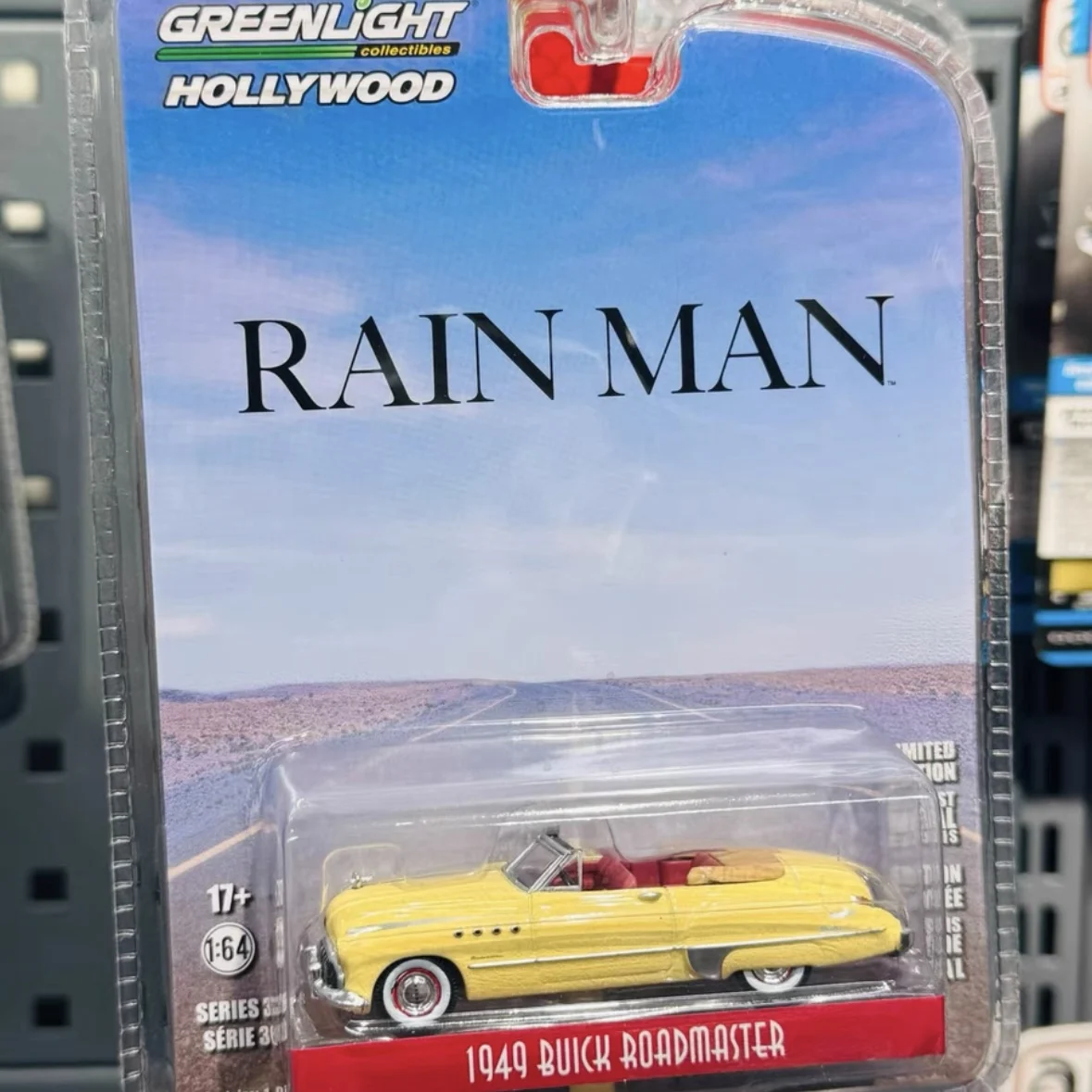 

Green Light 1:64 Rain Man (1988) — Charlie Babbitt 1949 Buick, Low Cabriolet 44960-C Модель игрушечного автомобиля, детский подарок.