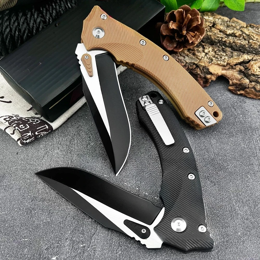 

Тактический складной нож для выживания в дикой природе, для кемпинга, охоты, самообороны, с рукоятью из нейлонового волокна, инструмент для спасения EDC