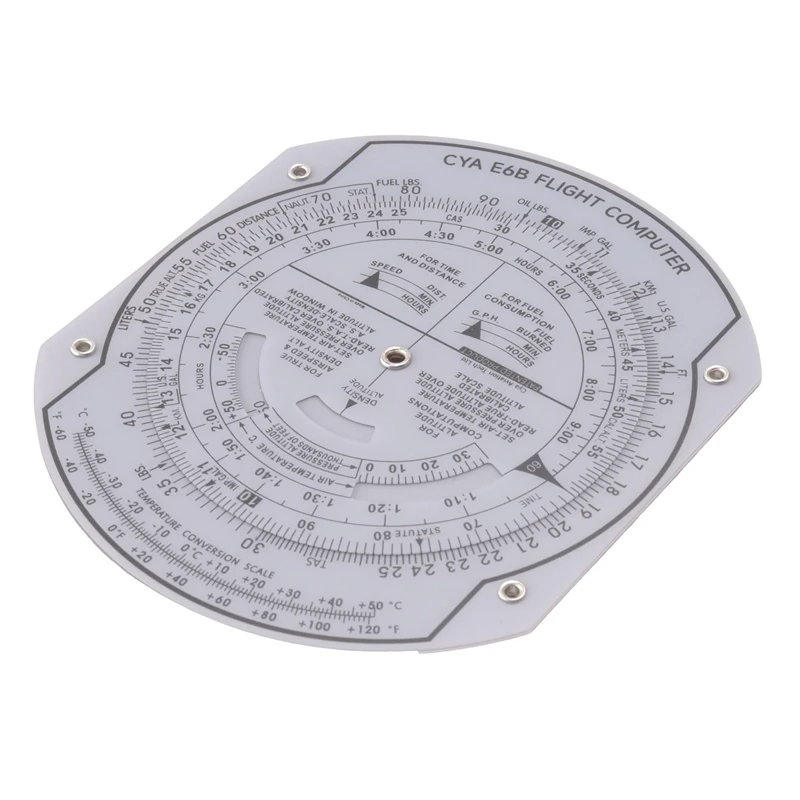 E6B Flight Computer Plastic Flight Computer Patented Aviation Pilot Flight Computer Calculator Standard Flight Training Students