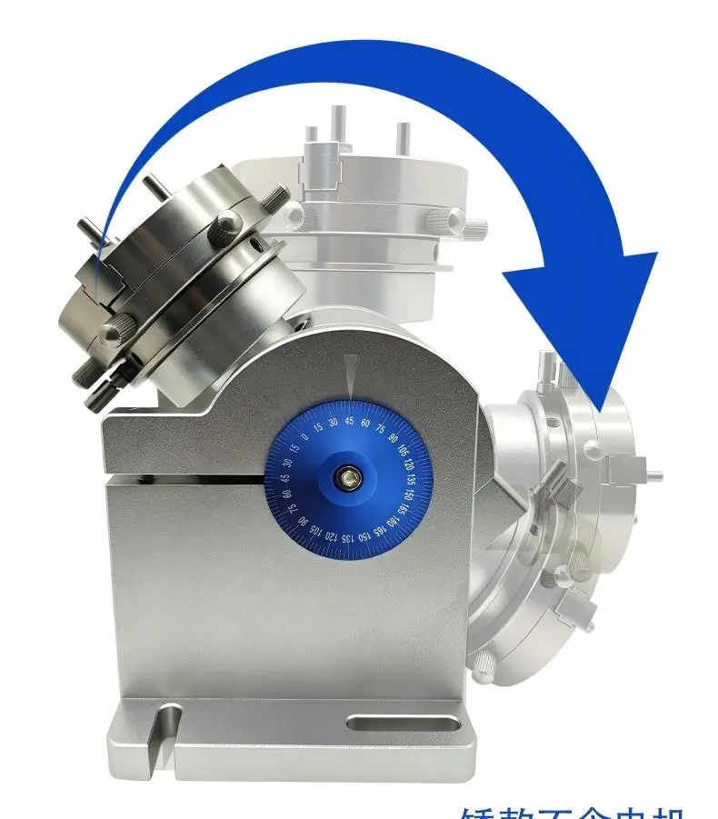 Cyclmotion CNC E69 Quick-Clamping Rotary Shaft Marking Machine, Rotary Fixture Positioner, Bracelet Ring Jewelry
