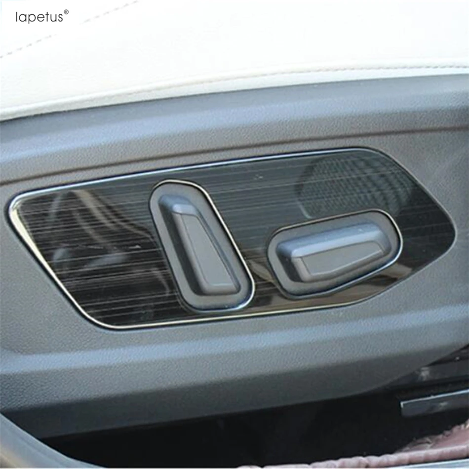 

For Kia Sportage NQ5 2022 - 2025 Seat Adjustment Button Switch Panel Decal Cover Trim Car Stainless Steel Interior Accessories