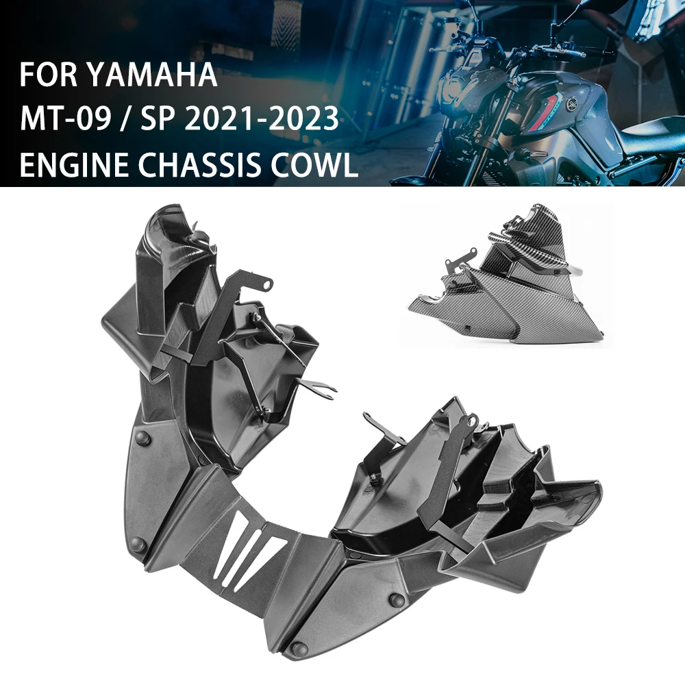 For YAMAHA MT09 SP MT 09 sp Engine Chassis Rectifier Cover Motorcycle Abdominal Spoiler Protective Cover Housing Accessories