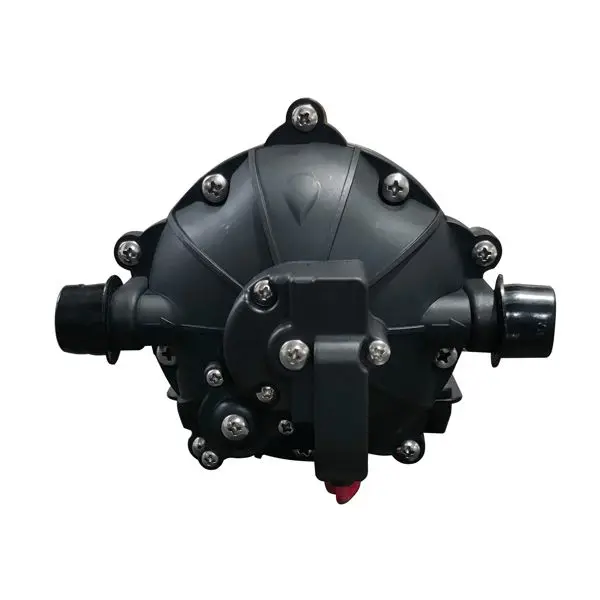 7GPM 70PSI 12V DC Heavy RV Fresh Water Pump Five Chamber Self Priming Diaphragm Black Marine High Pressure Model