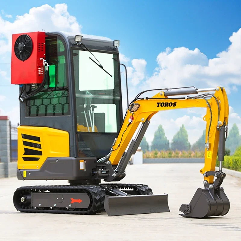 For  Excavator 1.8 Ton For Sale Hydraulic Crawler 2000kg Small Digger Prices China Factory 2 Ton Mini Excavators customized