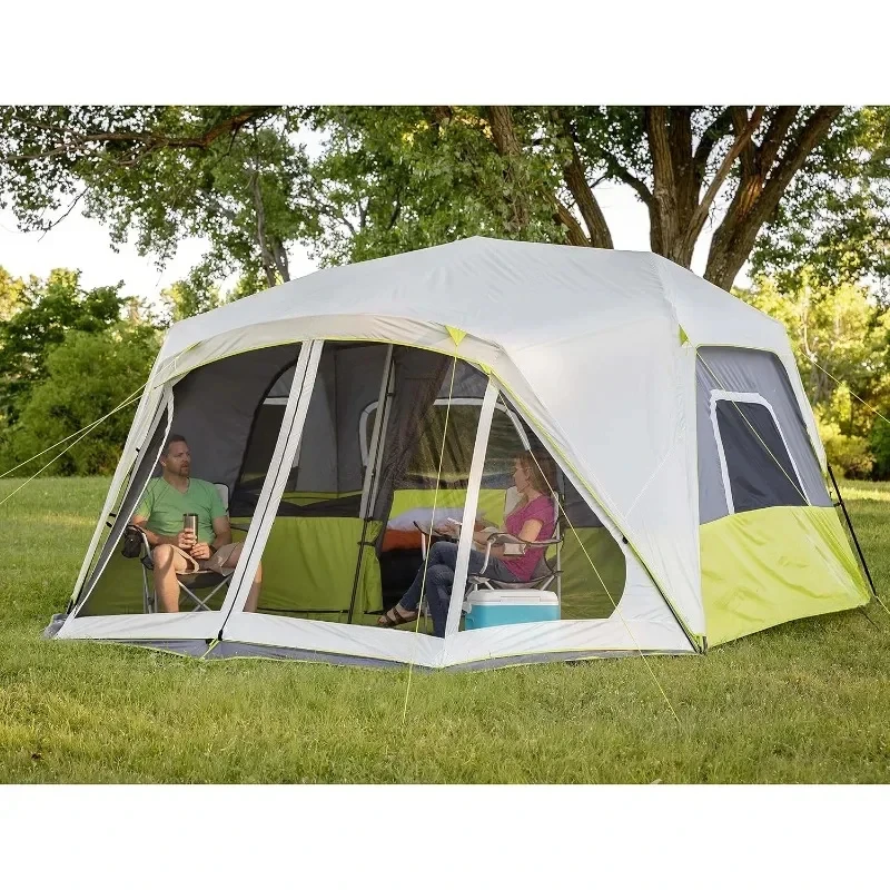 Instant Cabin Tent Room Huge Screen Family Storage Pockets Camping Accessories Portable Large Pop Up Minute Camp Setup