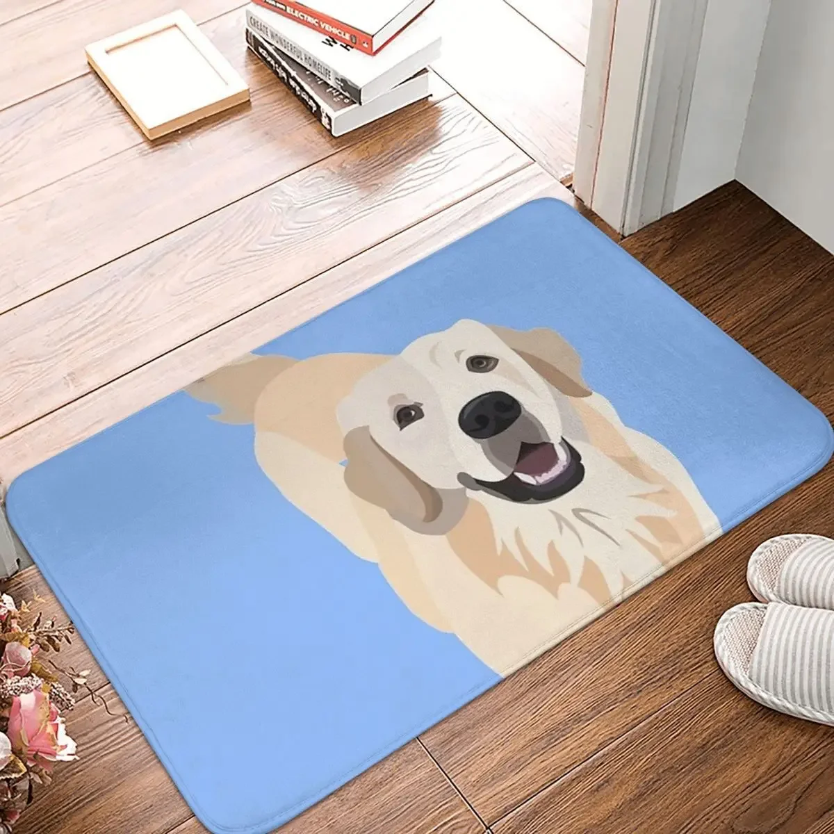 

Противоскользящий коврик Golden Retriever Doggo для кухни, входа в гостиную