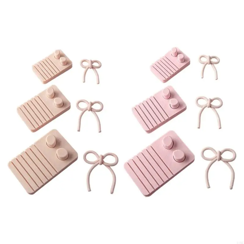 

R3MC Clay Sergring Flom Set с шаблоном по формированию ассистента Bowknot для проектов крафта ручной работы