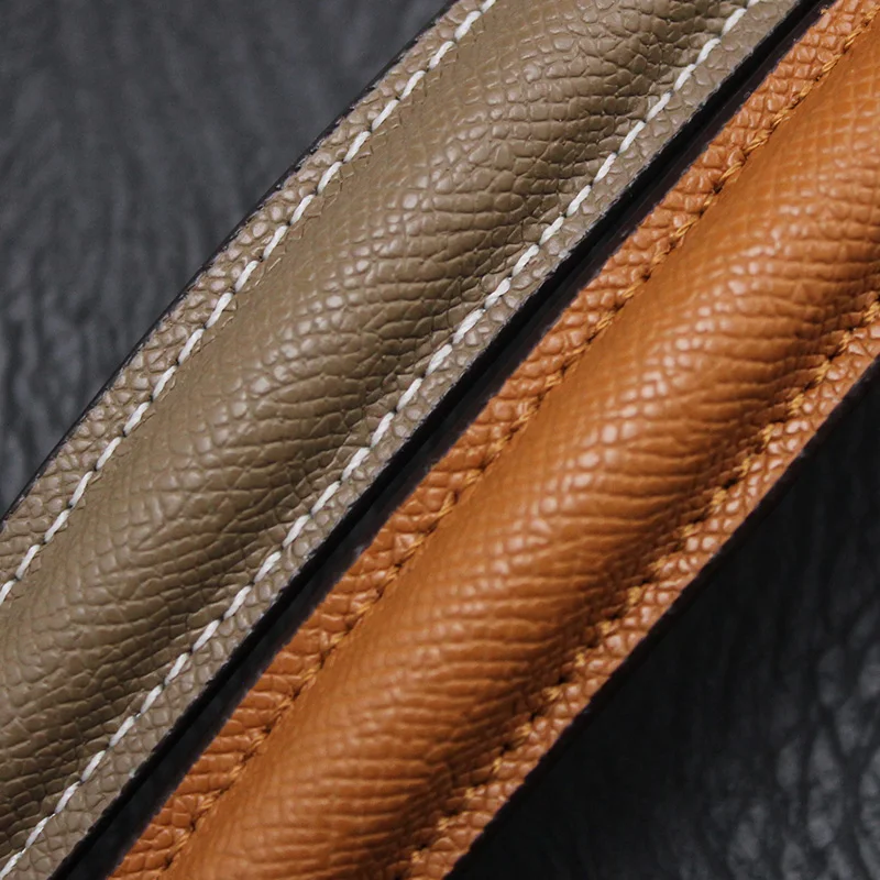 TINBERON Handbag Accessories Leather Bag Strap Luxury Design Handbag Replacement Bag Strap Palm Texture Leather Handle Bag Strap