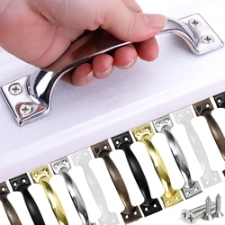 Universal Curved Handles for Furniture Drawers Wardrobe Cabinet Door Handle Drawer Knobs Cabinet Pulls with Screws Hardware Tool