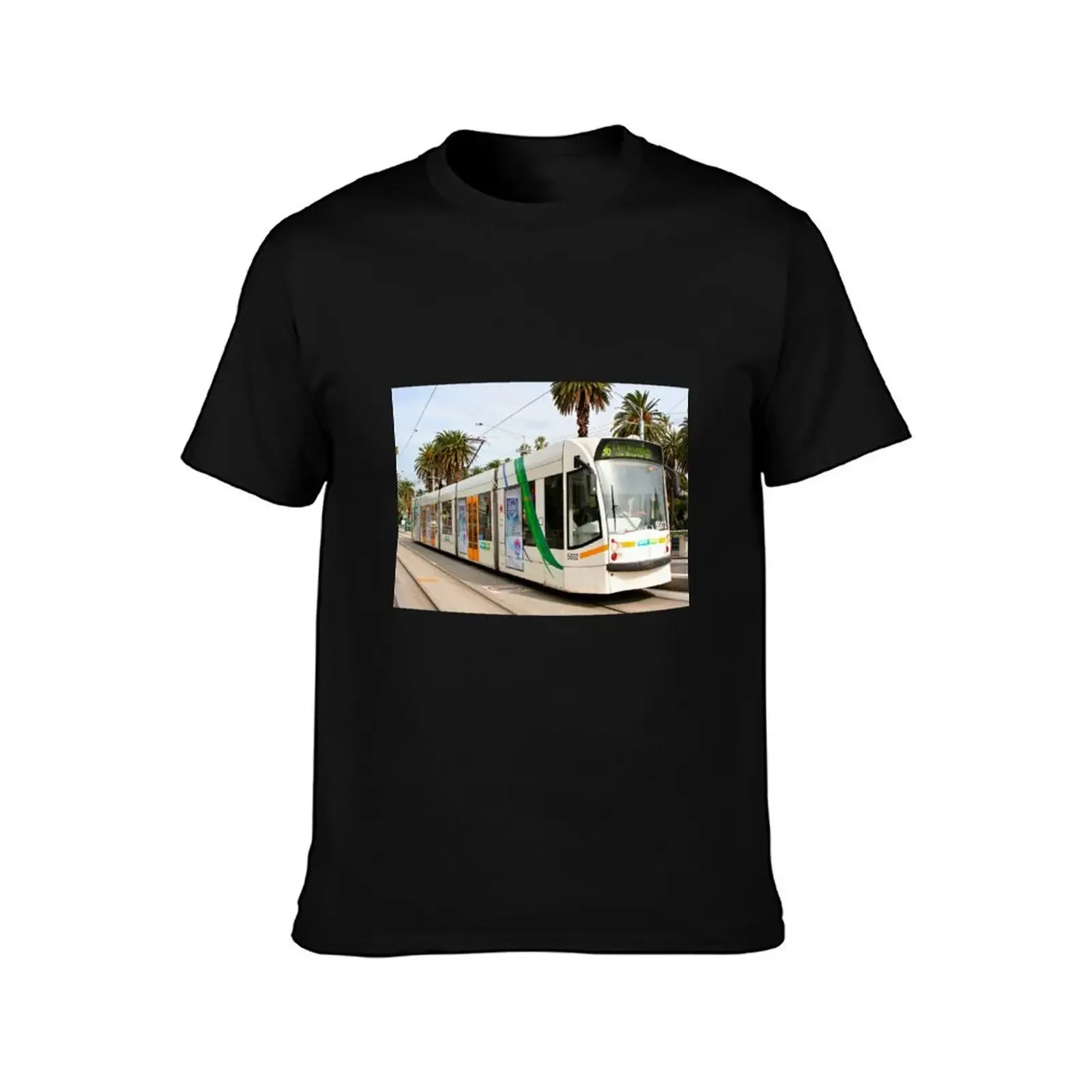 Melbourne city tram, Victoria, Australia 4 T-Shirt aesthetic clothes T-shirts man mens cotton t shirts