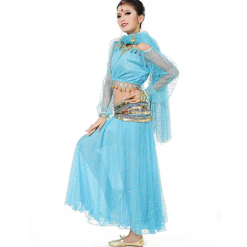 Adult Egyptian Indian Bollywood Bellydance Costume Belly Dance Set for Women Professional Oriental Sui Stage Rave Outfit Clothes