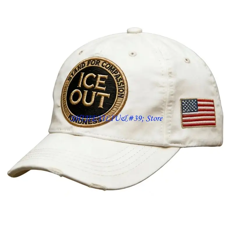 E21F Modern Unisex Embroidered Baseball Hat Lightweight Build Adjustable Size accommodates Most Head Sizes