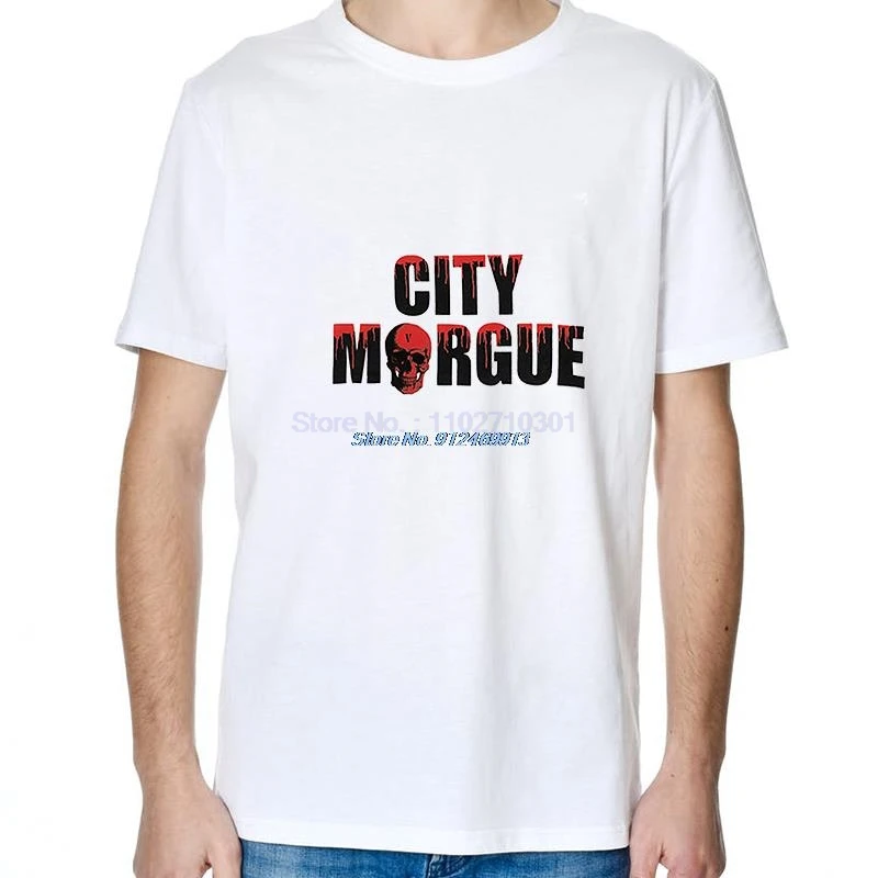 City Morgue Dogs Ii Classic Harajuku Graphic T Shirts Cotton Short Sleeve T-Shirts Summer Tees Tops O-Neck Mens Print T Shirt