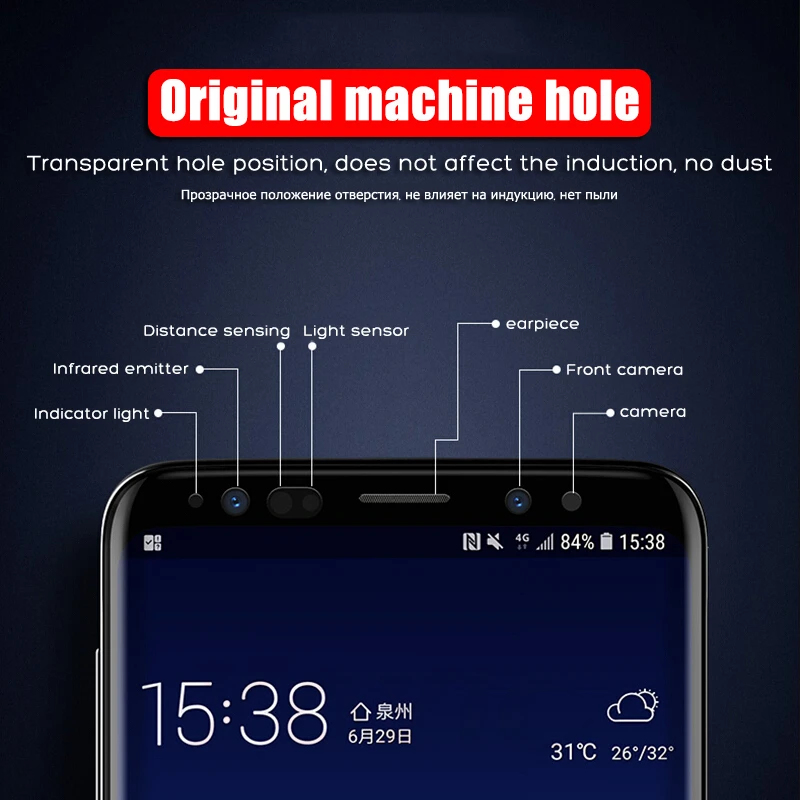 Tempered Glass For Samsung Note 9 8 S9 S8 Plus S7 S6 Edge Protective Glas Screen Protector On Galaxy Not 8s 9s 7s S 9 8 7 6 Film
