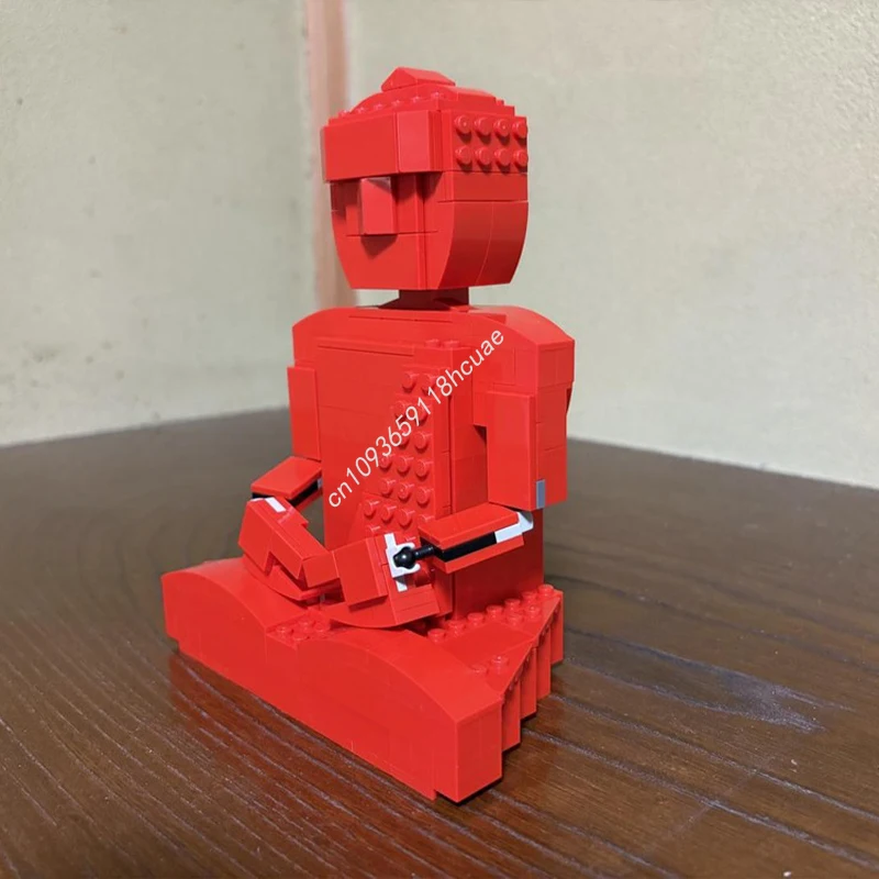 291pcs MOC Buddhist Statue Model Building blocks Kids Education creative toys Assemble Architecture Birthday Christmas gifts