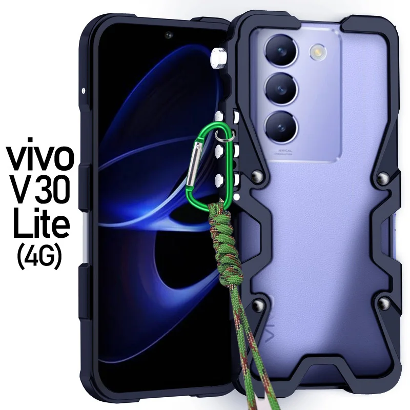 Armor Screw Metal Bumper Aluminum Frame Case Shockproof Cover For vivo V30 Pro 5G / V30 Lite Me 5G / V30 5G / V30 Lite 4G