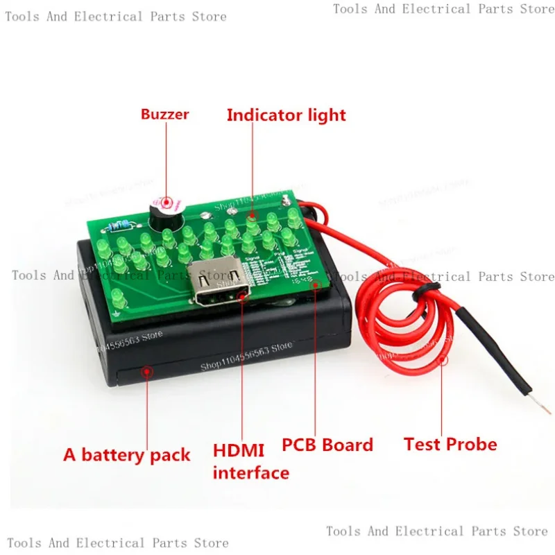 HDMI Cable Tester & Test Card For Wire Sequence Measurement, DIY Maintenance Tool