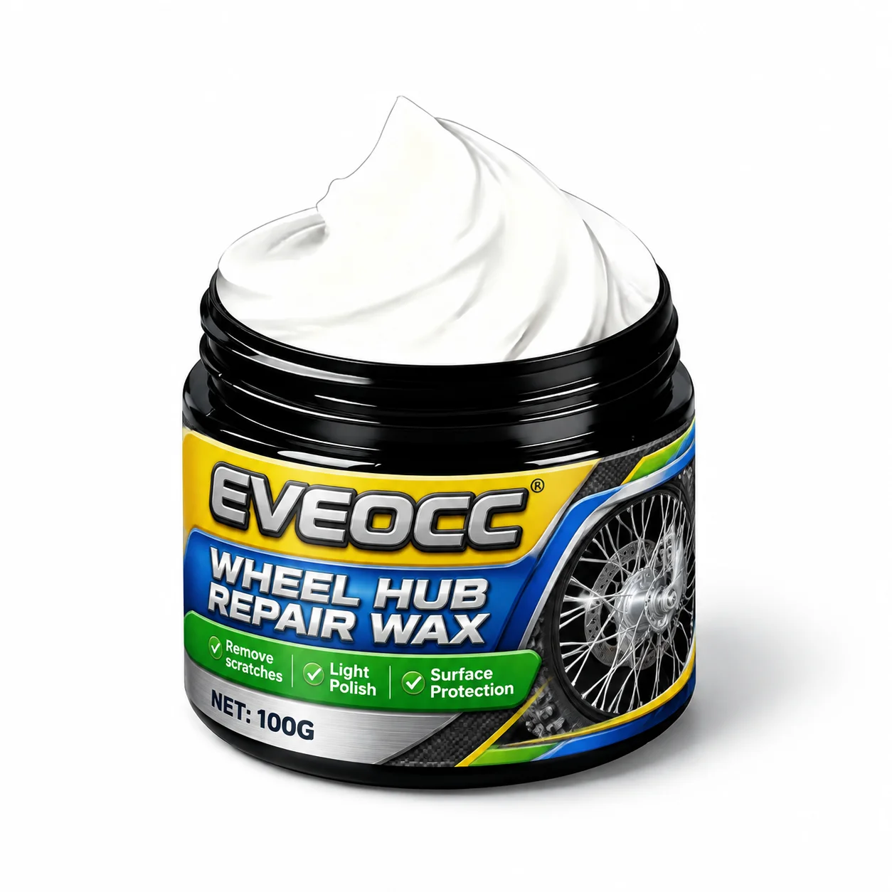 Automobile Alloy Rim Repair Wax EVEOCC Remove Scratches Polish Protect Wheel Hub Surface