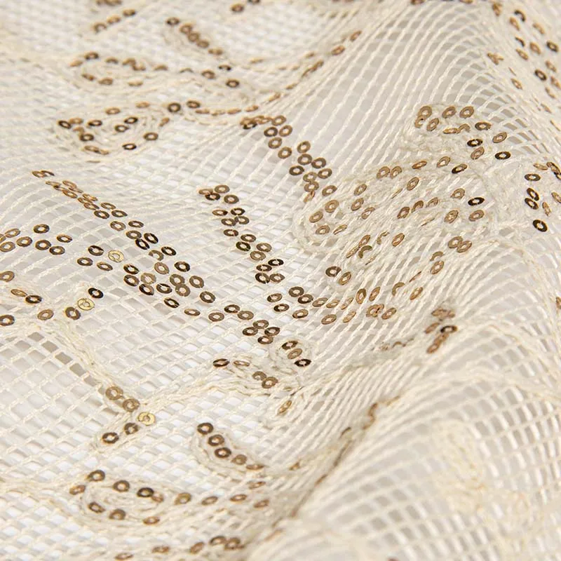 جديد متعدد الألوان ثلاثية الأبعاد الأزهار الترتر حبل التطريز شبكة النسيج الدانتيل تقليم النسيج DIY بها بنفسك الملابس النسائية ديكور المنزل مصمم النسيج