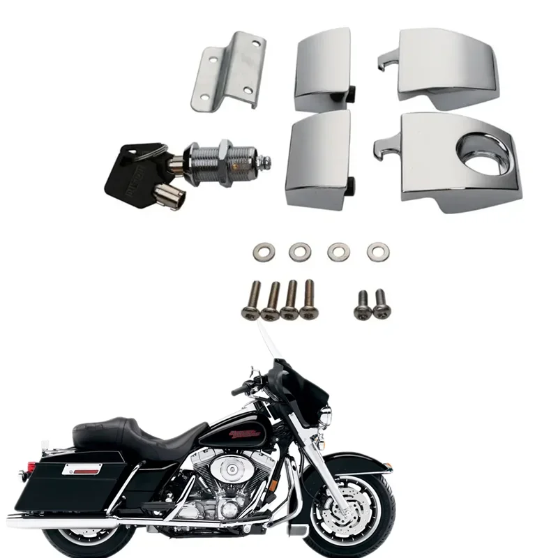 

For Harley Touring Electra Road Street Glide 2006-2013 FLHT FLHR FLHX Motorbike Parts Tour Pack Latches