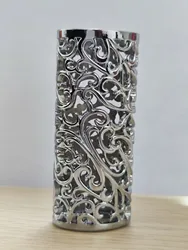 New 1Pc Metal Hollow Pattern Lighter Cover for BIC J6 Lighter Cover Case Shell