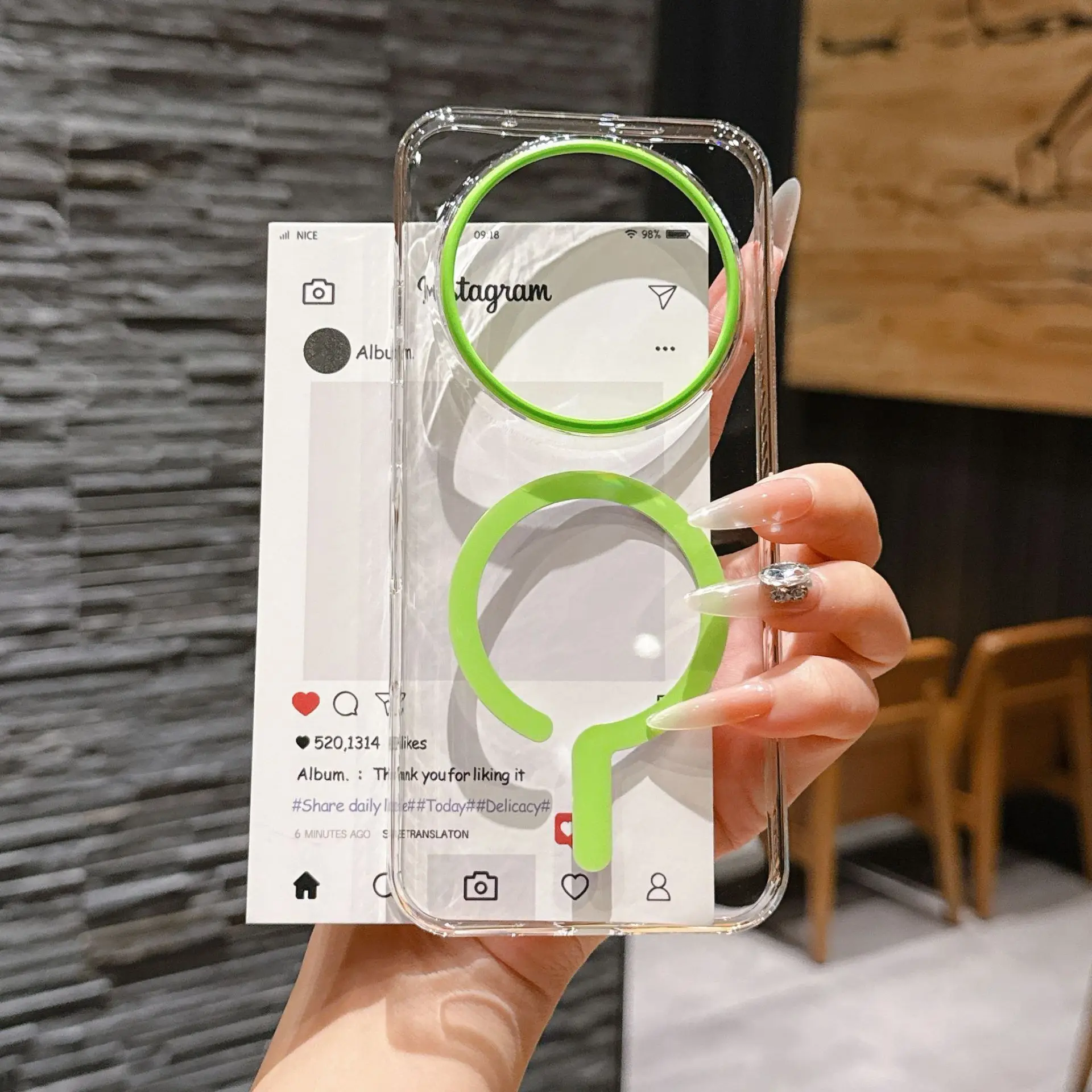 ファッション高級 HD 透明電話ケース OPPO Find  - Clear Magsafe Case のレビューと価格