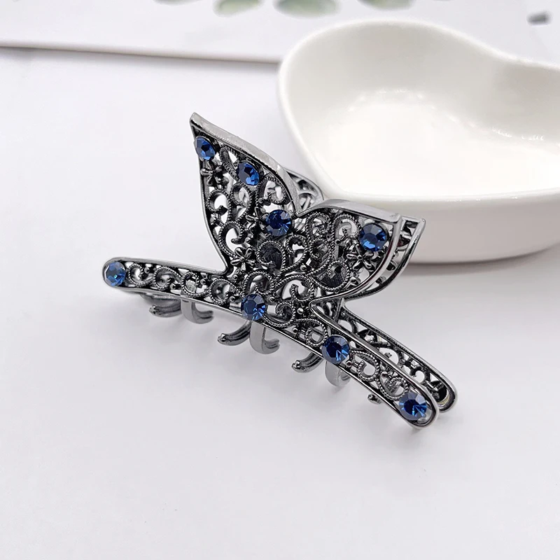 New Ladies Fashion Hairpin Creative Flower Crystal Alloy Rhinestone Hairpin Hairpin Headband Korean Hair Accessories