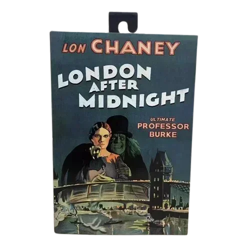 In Stock Neca Lon Chaney London After Midnight Professor Burke Anime Action Figure Figurine Doll Model Toys Kid Birthday Gifts