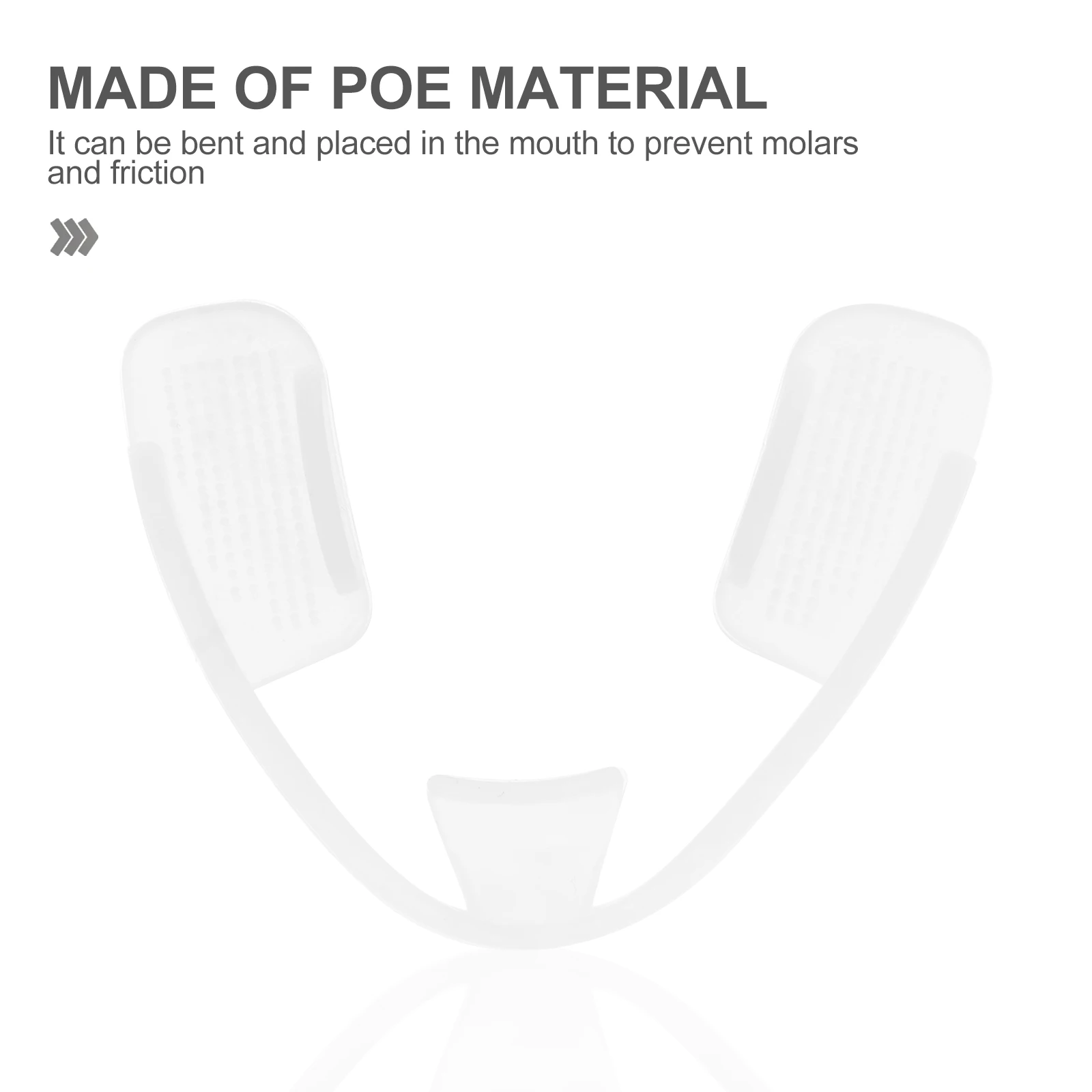 

Orthodontic Braces Teeth Straightening Guard Molars Protection Anti-Wear Adult Braces Sleep Use Material Teeth Protection