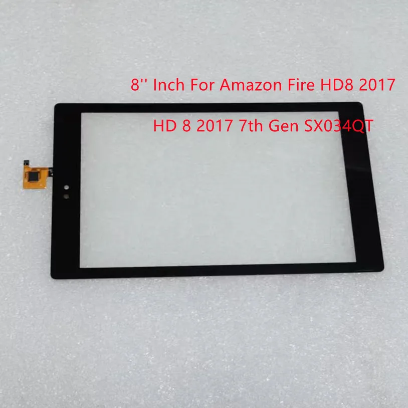 جديد 8 ''بوصة لامازون النار HD 8 2017 HD8 2017 7th Gen SX034QT محول الأرقام بشاشة تعمل بلمس لوحة استبدال الشاشة 100% اختبار #4