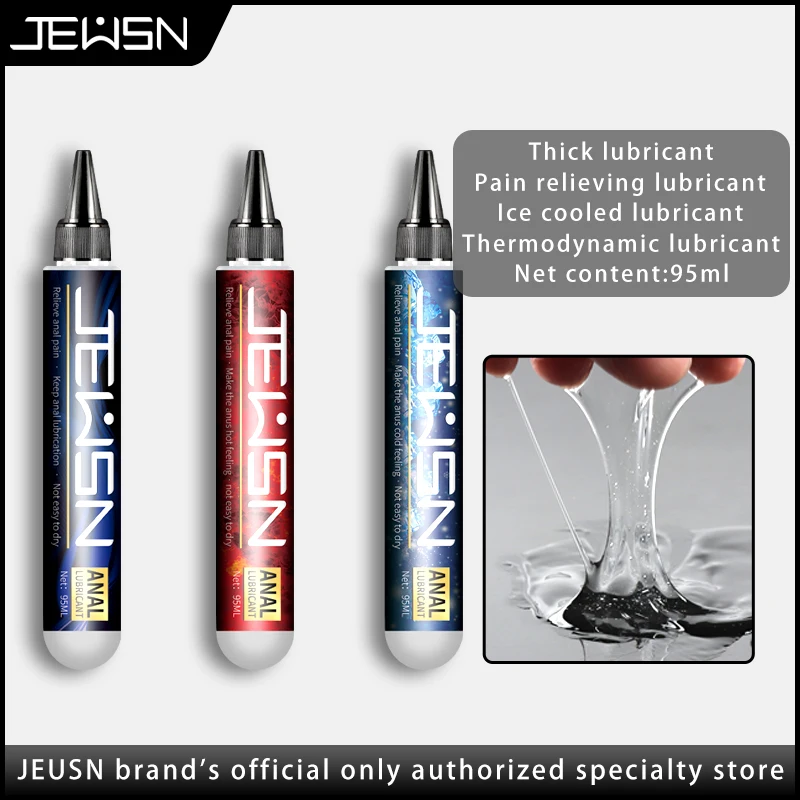 JEUSN-lubricante sexual Anal con grasa, Base analgésica, lubricante caliente y alivio del dolor, aceite sexual antidolor, consolador vibrador para