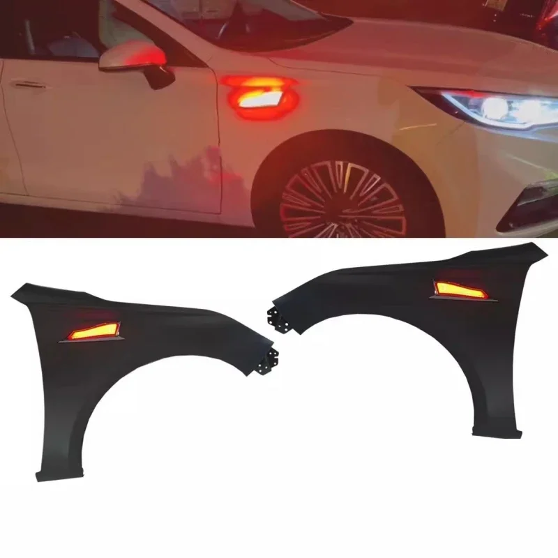 

Front Fender with Streamer Light for Hongqi Red Flag H5 2018-2022 Modified New Style Left and Right Fender Body Kit Accessories