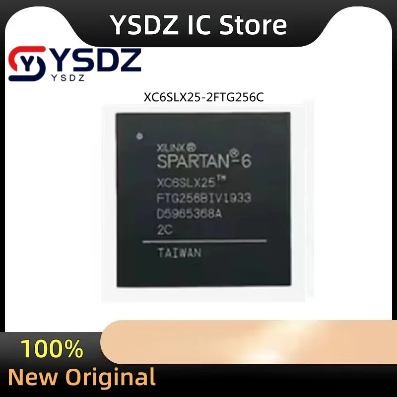 1pcs/lot New Original XC6SLX25-2FTG256C XC6SLX25 2FTG256C BGA256 programmable gate array logic chip XC6SLX25 In Stock