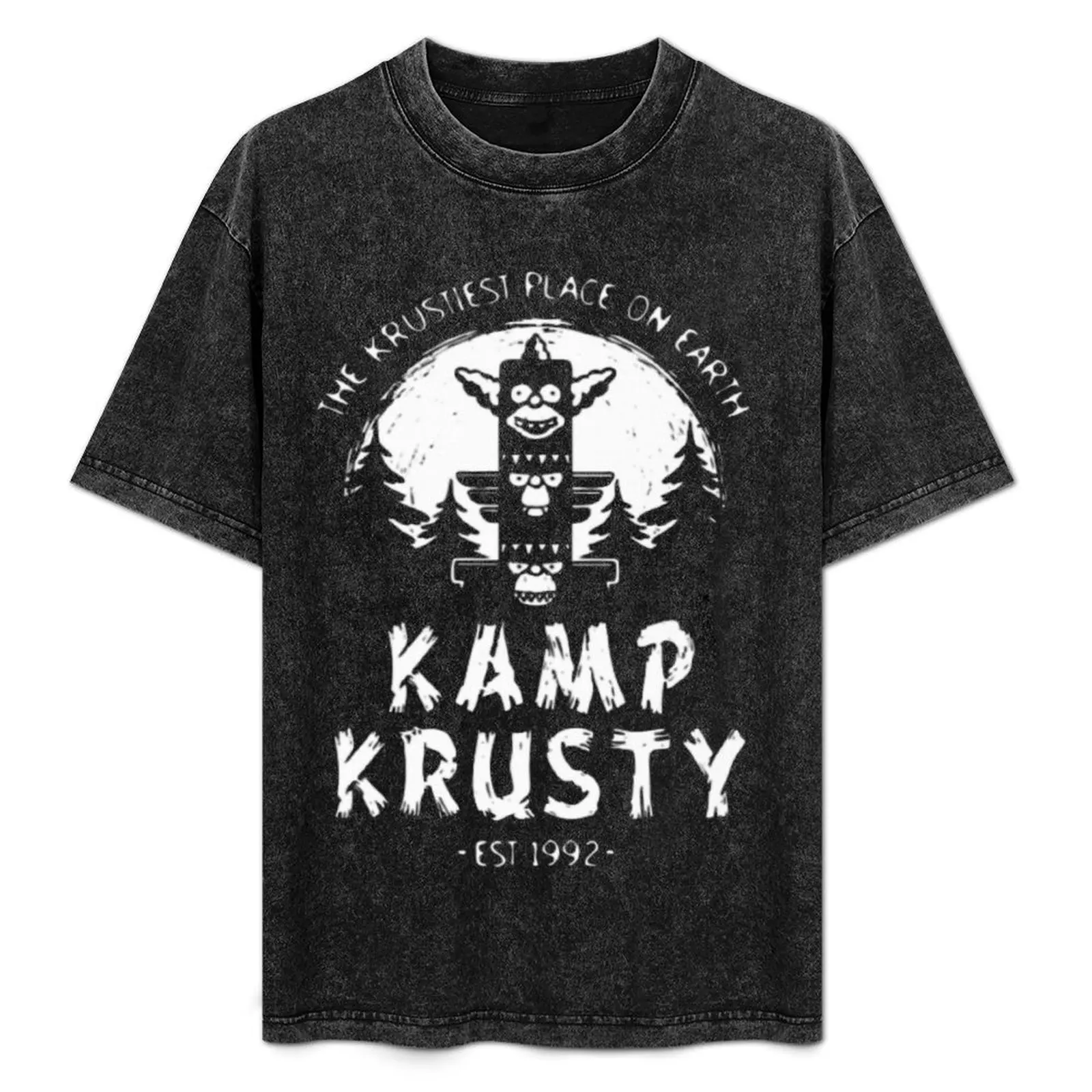 The Krustiest Place on Earth T-Shirt Modern Print Casual T-Shirt