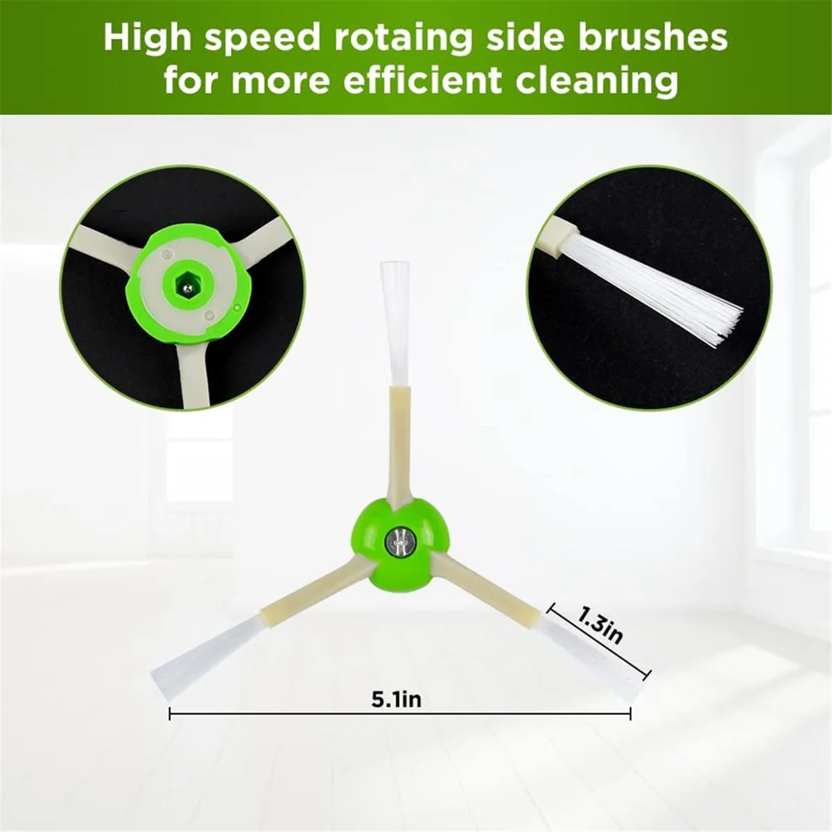 Top-rReplacement Parts for iRobot Roomba I7 I7+ I8 I3 I6+ Plus E5 E6 E7+ Robot Vacuum Accessories Roller Brushes