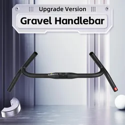 ZNIINO New Carbon modify Gravel H Handlebar Big Flare Bar Cycle Cross Road MTB Bike Handlebars Carbon Fiber Travelling Bicycle